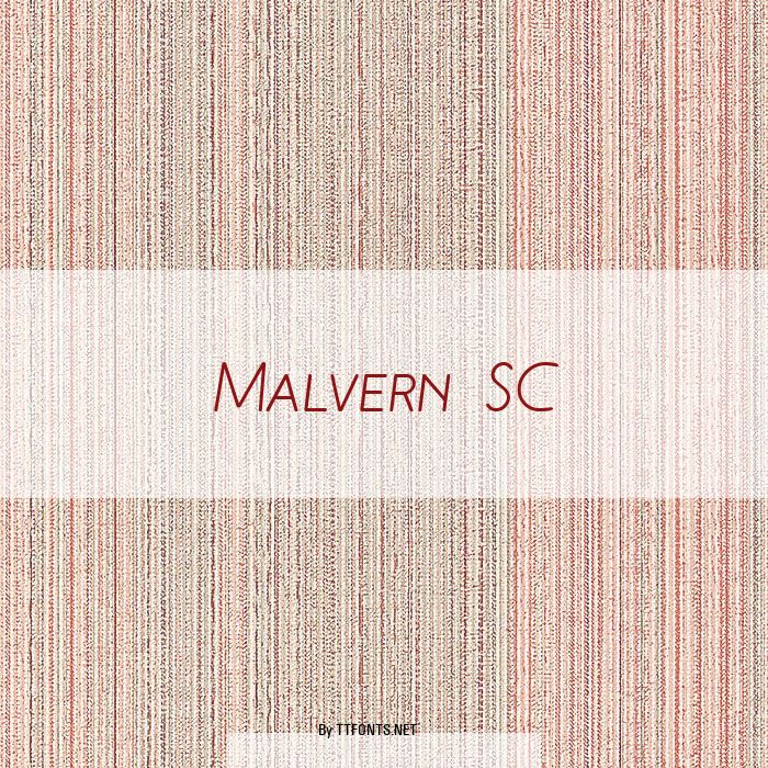 Malvern SC example